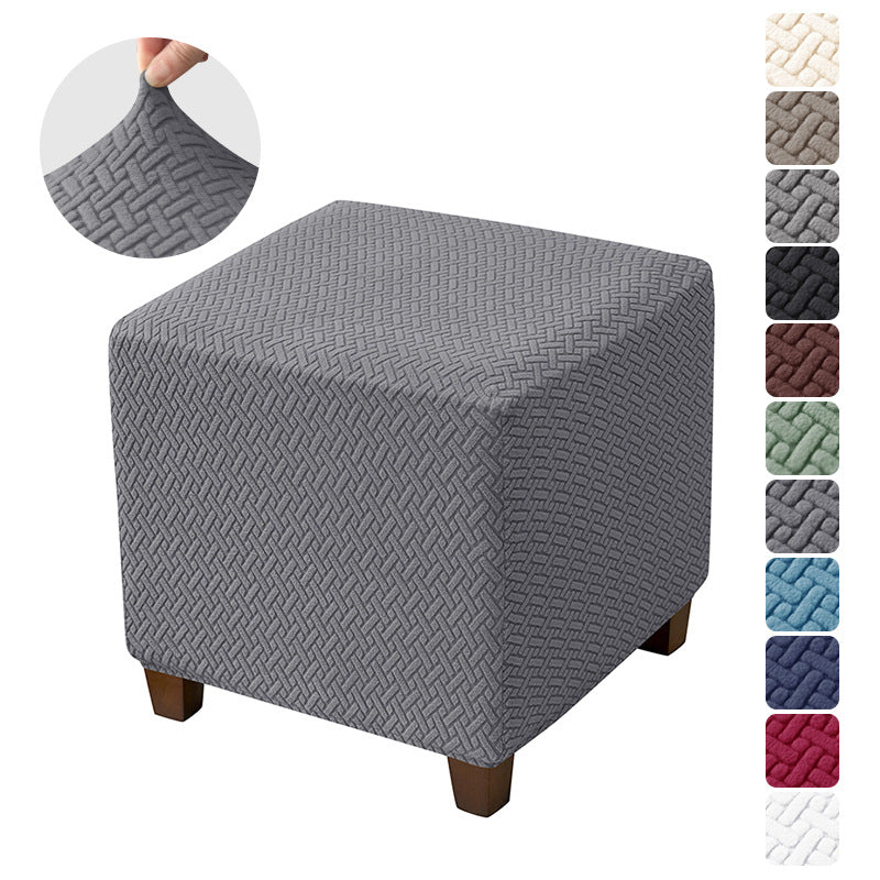 Comfort Haven | Ottoman Cover with Durable Fabric & Stylish Design | Pet-Friendly Protection for Your Furniture 4