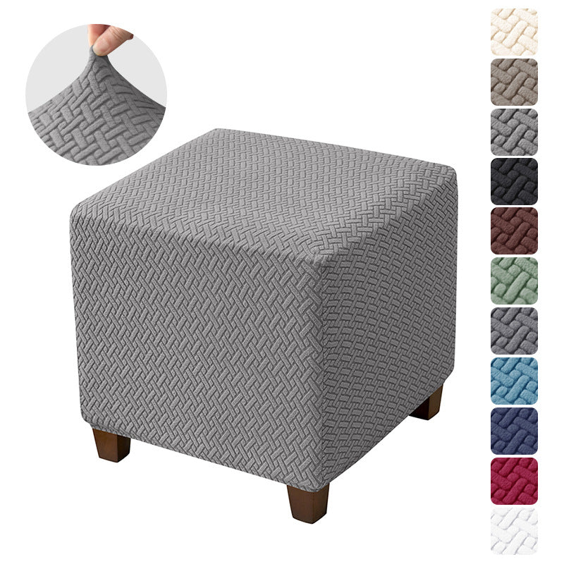 Comfort Haven | Ottoman Cover with Durable Fabric & Stylish Design | Pet-Friendly Protection for Your Furniture 6