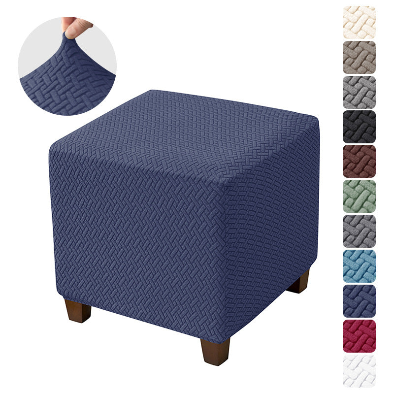 Comfort Haven | Ottoman Cover with Durable Fabric & Stylish Design | Pet-Friendly Protection for Your Furniture 7