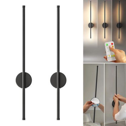 Contemporary Wireless Wall Lights | Adjustable Brightness Sconces for Indoor & Outdoor Versatility 2