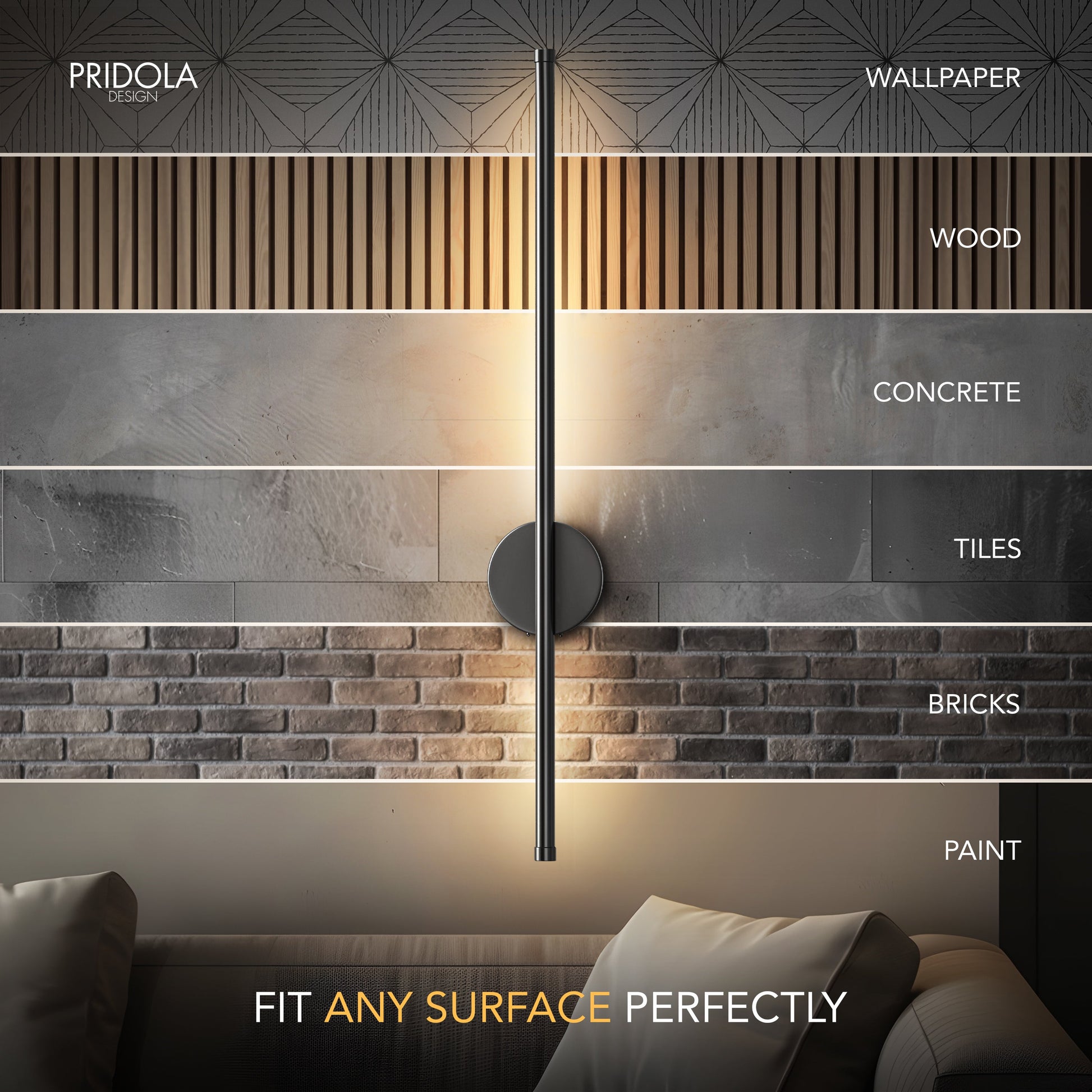 Contemporary Wireless Wall Lights | Adjustable Brightness Sconces for Indoor & Outdoor Versatility 5