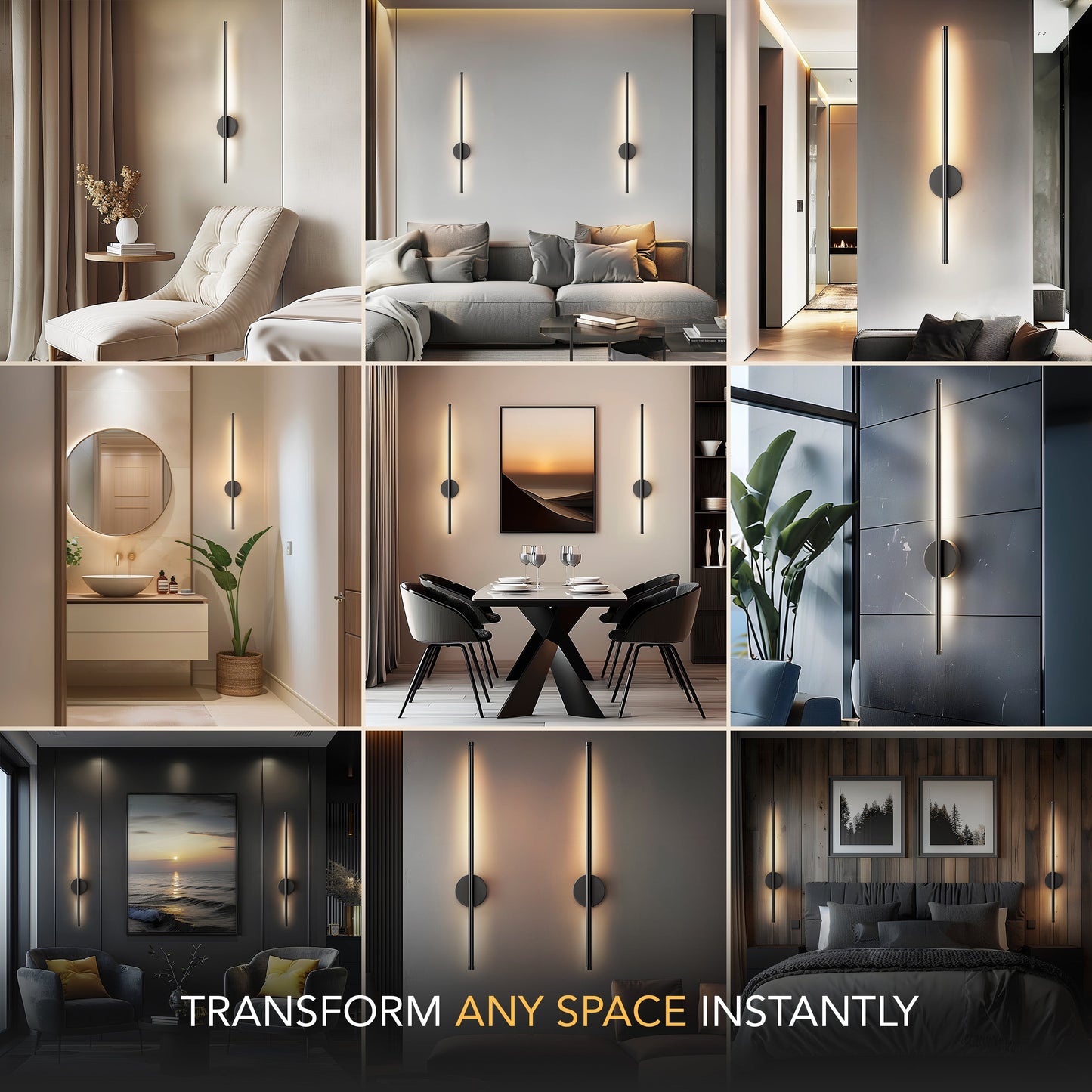 Contemporary Wireless Wall Lights | Adjustable Brightness Sconces for Indoor & Outdoor Versatility 8