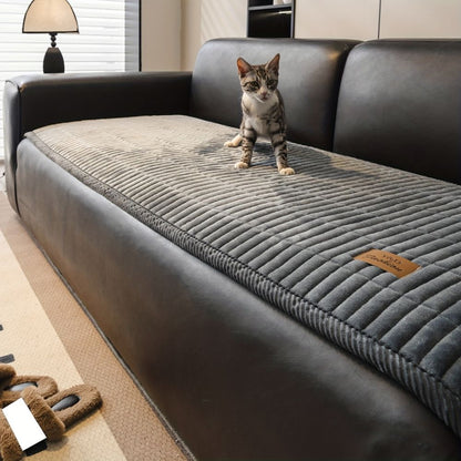 Cosy Collection | Quilted Couch Cover Protector with Soft Microfibre Blend | Stylish Sofa Protection for Pets and Comfort 4