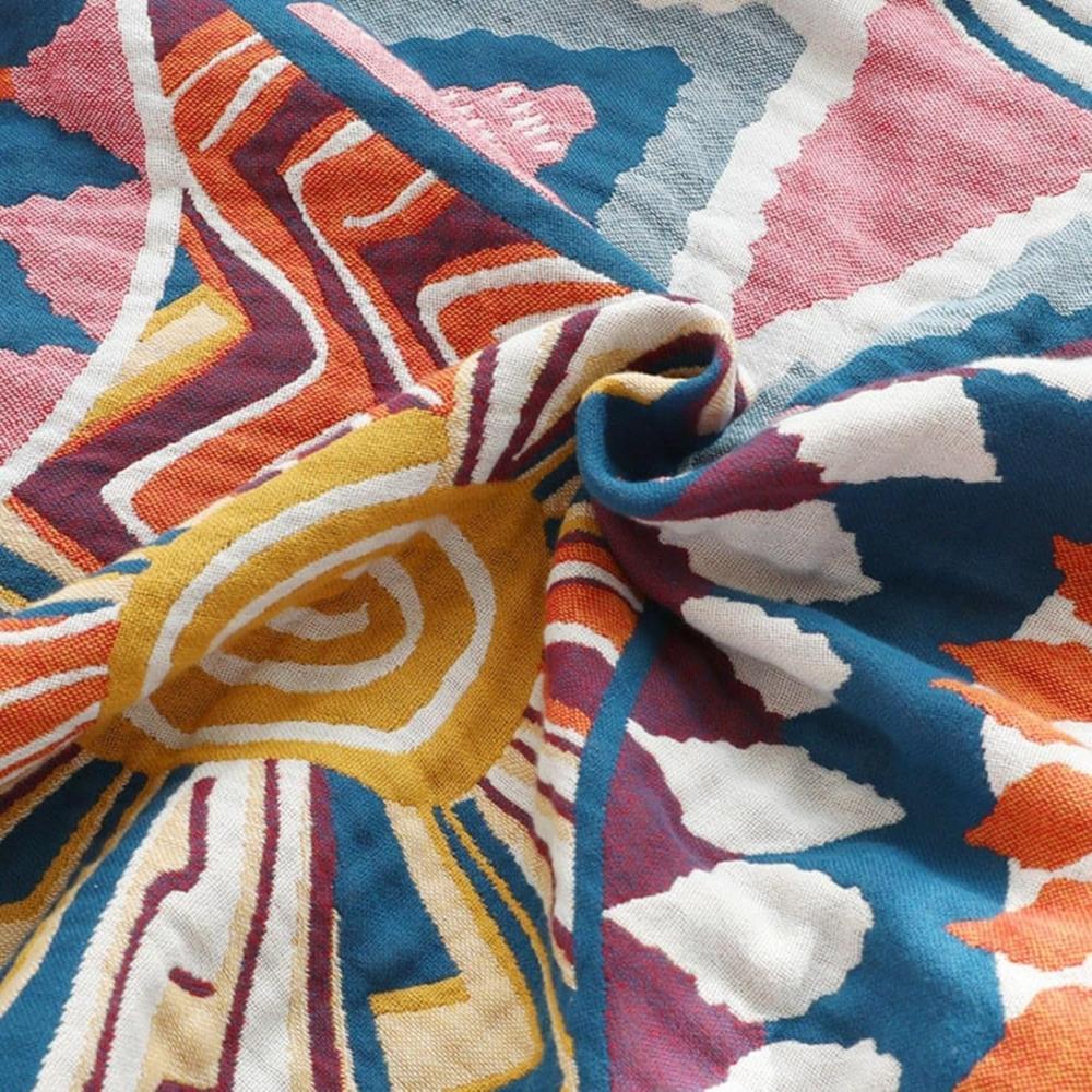 Cozy Comfort | Cotton Blanket with Lightweight Design | Versatile All-Season Throw for Home and Travel 2