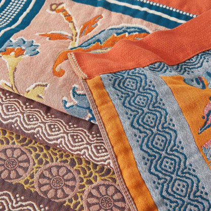 Cozy Comfort | Cotton Blanket with Lightweight Design | Versatile All-Season Throw for Home and Travel 5