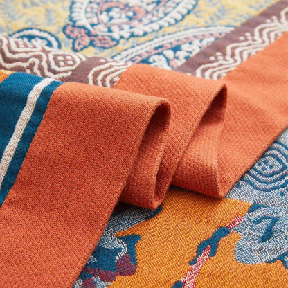 Cozy Comfort | Cotton Blanket with Lightweight Design | Versatile All-Season Throw for Home and Travel 6