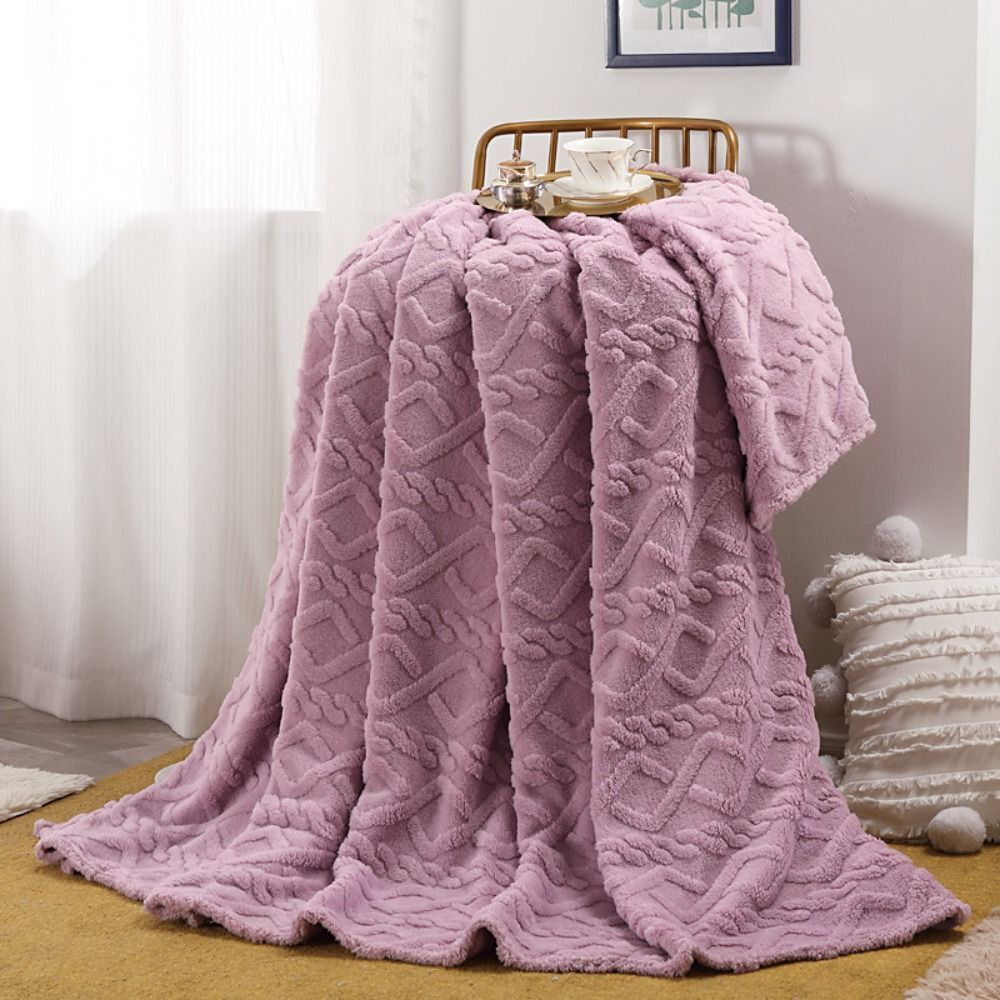Cozy Haven | Plush Fleece Throw Blanket with Unique 3D Design | Ultimate Comfort for All Seasons 10