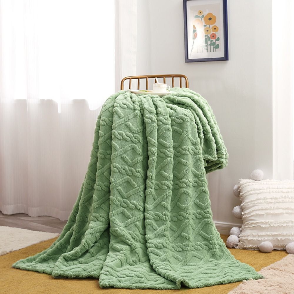 Cozy Haven | Plush Fleece Throw Blanket with Unique 3D Design | Ultimate Comfort for All Seasons 9