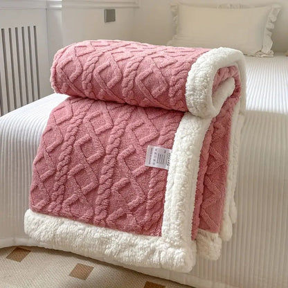 Cozy Haven | Reversible Throw Blanket with Plush Sherpa Softness | Year-Round Comfort for All Seasons 7