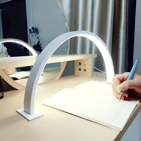 Crescent Moon | LED Desk Lamp with Adjustable Brightness & Color Temperature | Modern Metal Design for Eye-Care Illumination 0