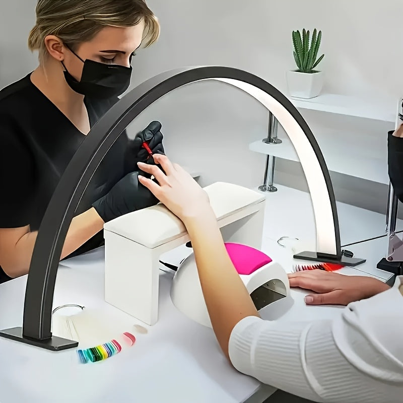 Crescent Moon | LED Desk Lamp with Adjustable Brightness & Color Temperature | Modern Metal Design for Eye-Care Illumination 1