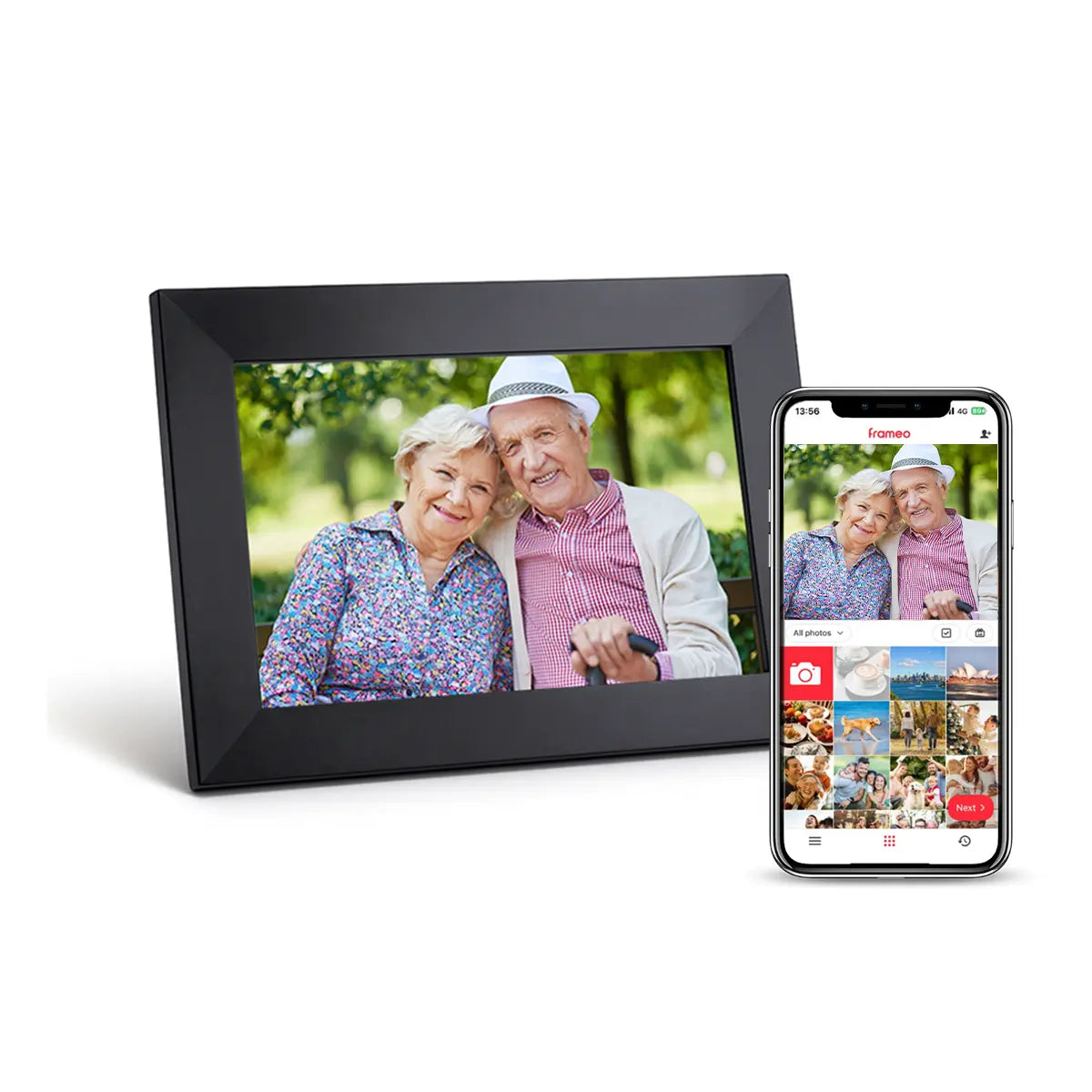 Digital Photo Frame | 15.6 Full HD Display with 32GB Storage | WiFi Enabled for Easy Sharing 0