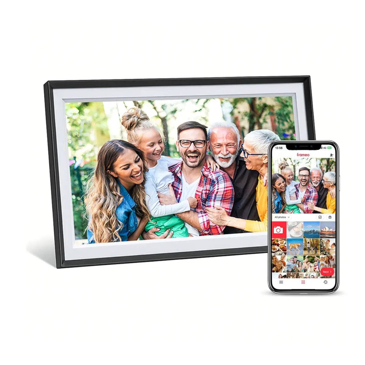 Digital Photo Frame | 15.6 Full HD Display with 32GB Storage | WiFi Enabled for Easy Sharing 10