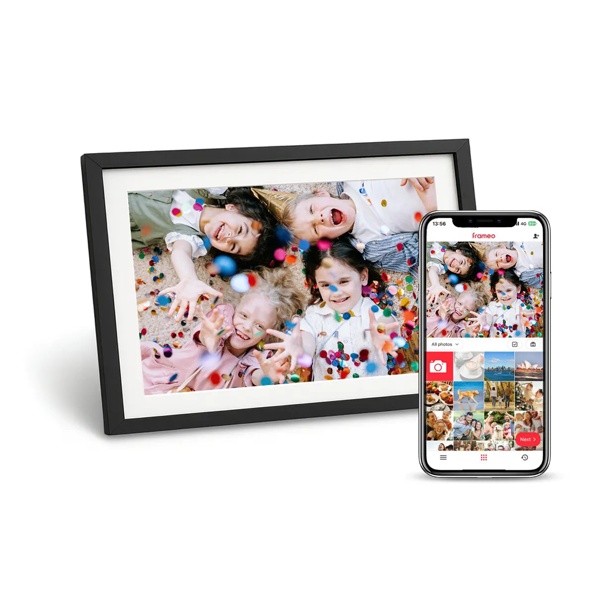 Digital Photo Frame | 15.6 Full HD Display with 32GB Storage | WiFi Enabled for Easy Sharing 11