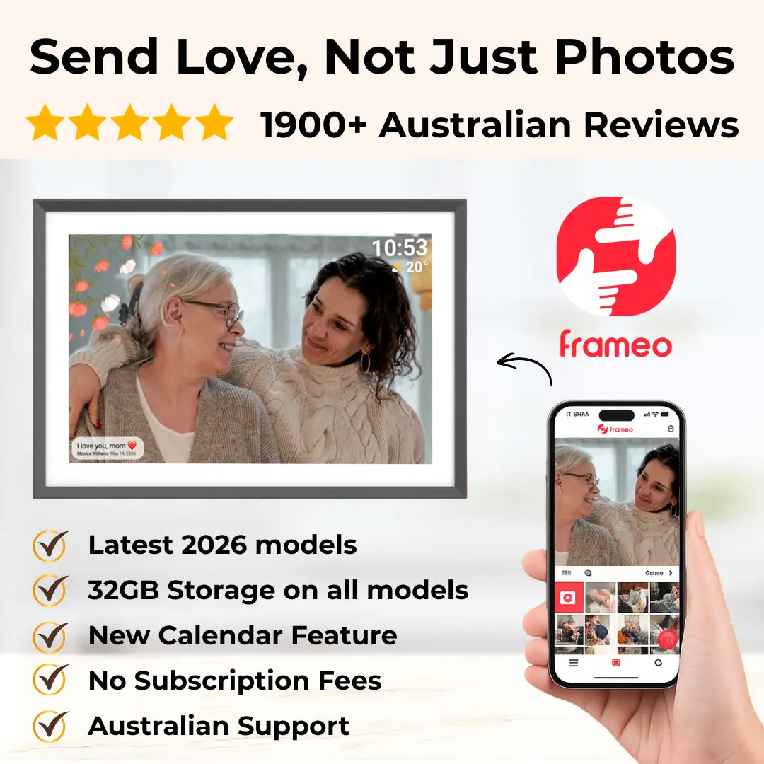 Digital Photo Frame | 15.6 Full HD Display with 32GB Storage | WiFi Enabled for Easy Sharing 2