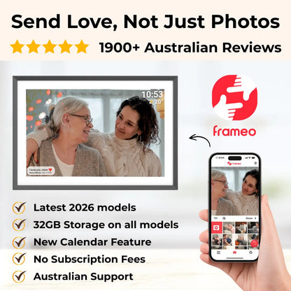 Digital Photo Frame | 15.6 Full HD Display with 32GB Storage | WiFi Enabled for Easy Sharing 2