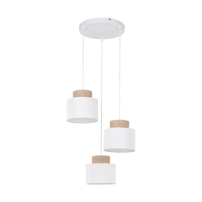 Duo Collection | Natural Jute Pendant Light with Colorful Shades | Eco-Friendly Design for Cozy Kitchen Lighting 3
