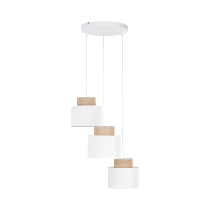 Duo Collection | Natural Jute Pendant Light with Colorful Shades | Eco-Friendly Design for Cozy Kitchen Lighting 6