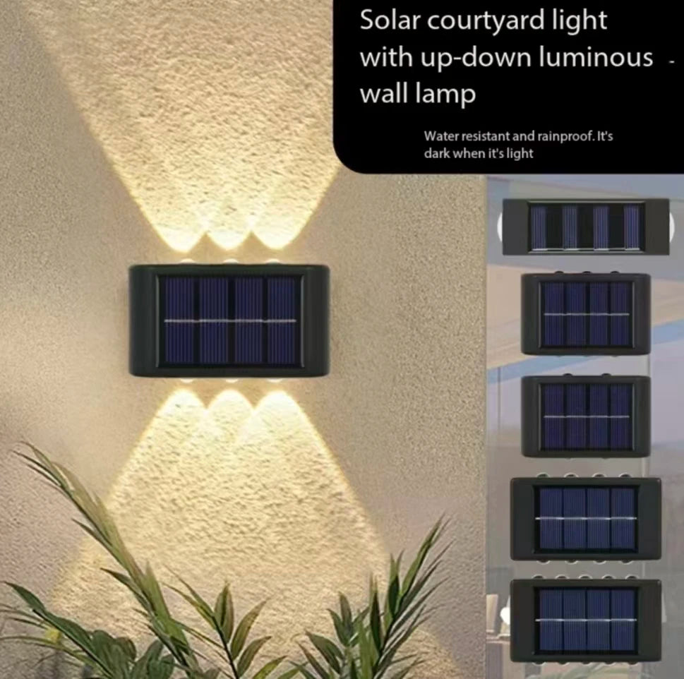 EcoBright Collection | Solar Wall Light Outdoor with Dusk to Dawn Sensor | Waterproof Design for Garden Illumination 1