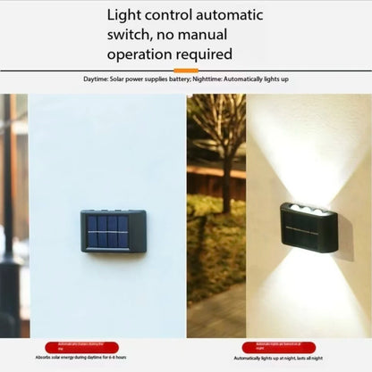 EcoBright Collection | Solar Wall Light Outdoor with Dusk to Dawn Sensor | Waterproof Design for Garden Illumination 3