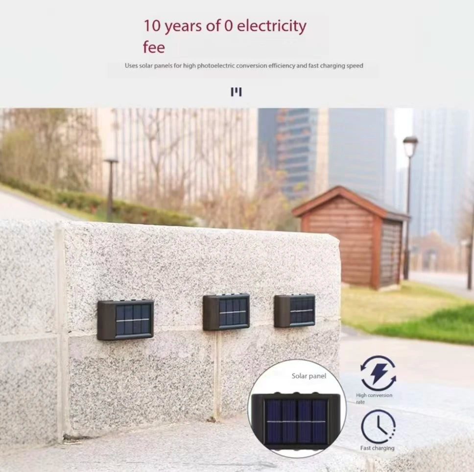 EcoBright Collection | Solar Wall Light Outdoor with Dusk to Dawn Sensor | Waterproof Design for Garden Illumination 5