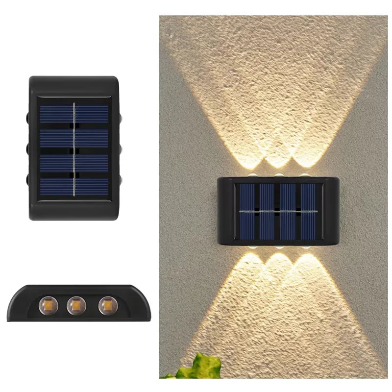 EcoBright Collection | Solar Wall Light Outdoor with Dusk to Dawn Sensor | Waterproof Design for Garden Illumination 6