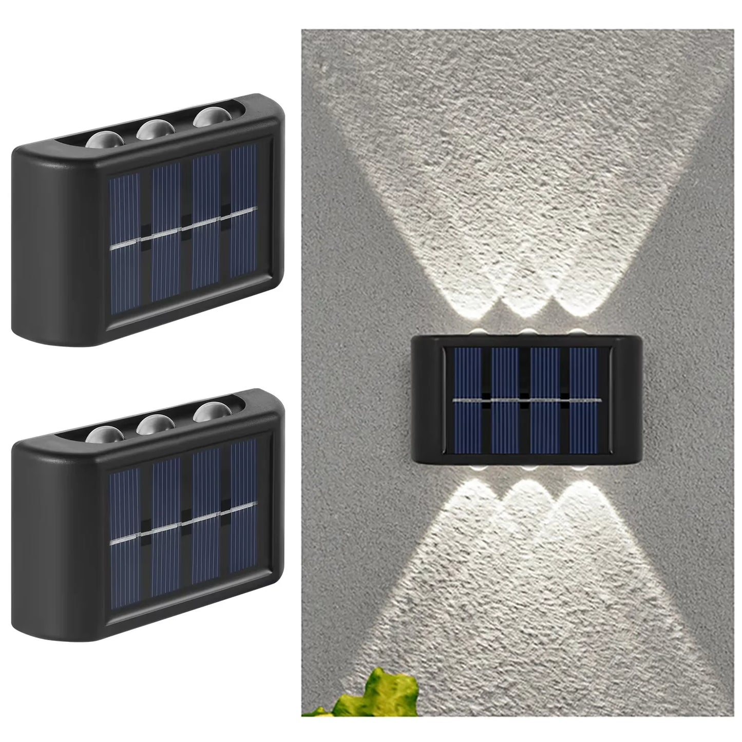 EcoBright Collection | Solar Wall Light Outdoor with Dusk to Dawn Sensor | Waterproof Design for Garden Illumination 7