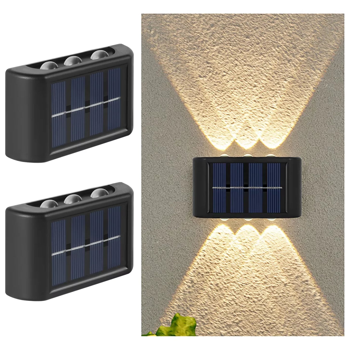 EcoBright Collection | Solar Wall Light Outdoor with Dusk to Dawn Sensor | Waterproof Design for Garden Illumination 9