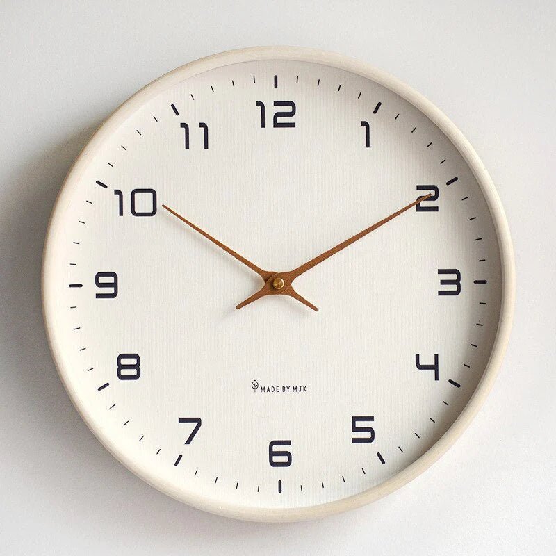 Elara Haus | Modern Wall Clock with Silent Sweep Mechanism | Solid Wood Design for Timeless Elegance 0