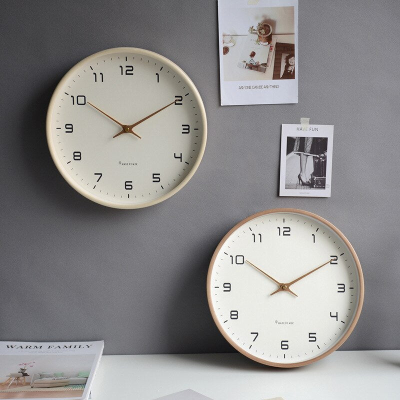 Elara Haus | Modern Wall Clock with Silent Sweep Mechanism | Solid Wood Design for Timeless Elegance 2