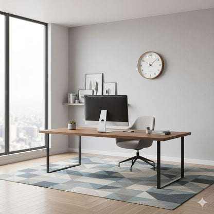 Elara Haus | Modern Wall Clock with Silent Sweep Mechanism | Solid Wood Design for Timeless Elegance 3