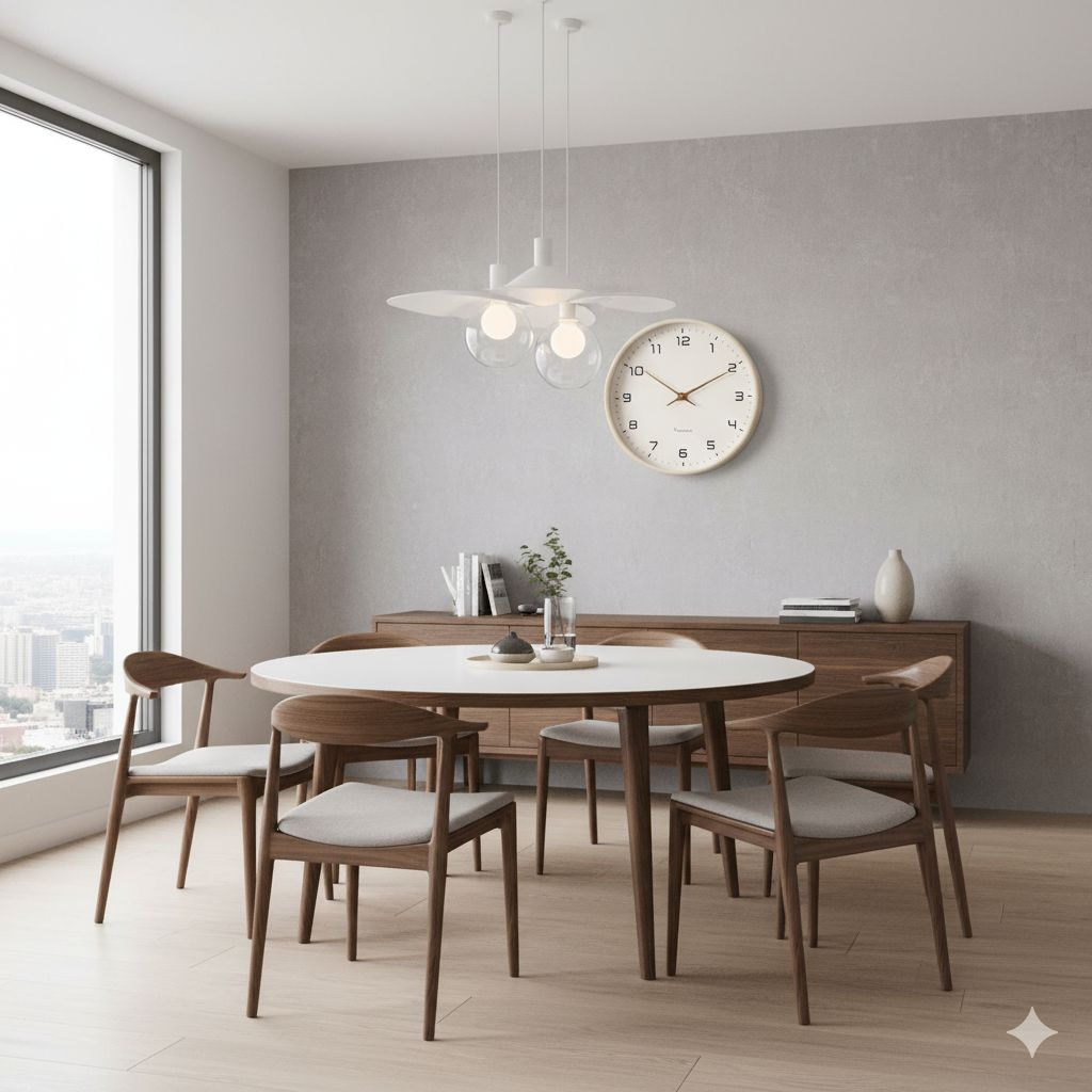 Elara Haus | Modern Wall Clock with Silent Sweep Mechanism | Solid Wood Design for Timeless Elegance 4
