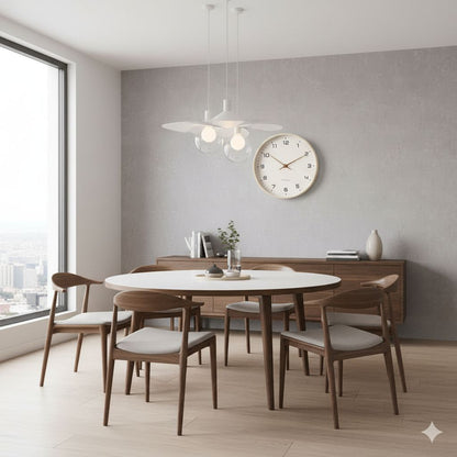 Elara Haus | Modern Wall Clock with Silent Sweep Mechanism | Solid Wood Design for Timeless Elegance 4