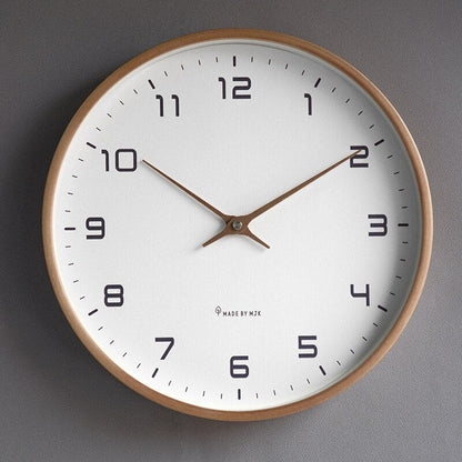 Elara Haus | Modern Wall Clock with Silent Sweep Mechanism | Solid Wood Design for Timeless Elegance 8