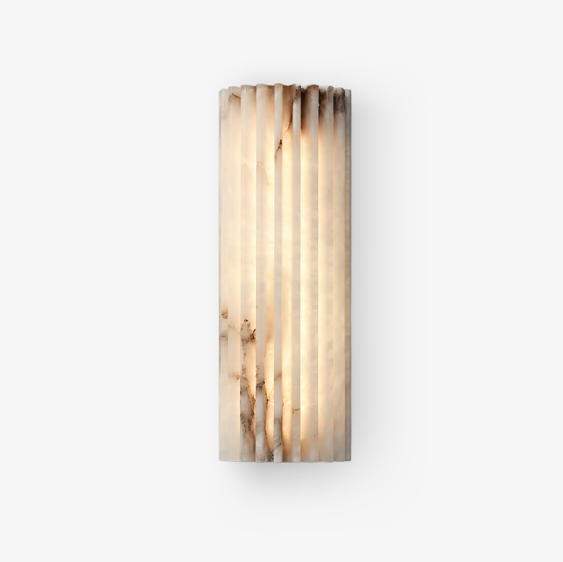 Elegant Alabaster Wall Sconce Light with Soft Glow Design | Ambient Lighting for Warm Atmosphere 0
