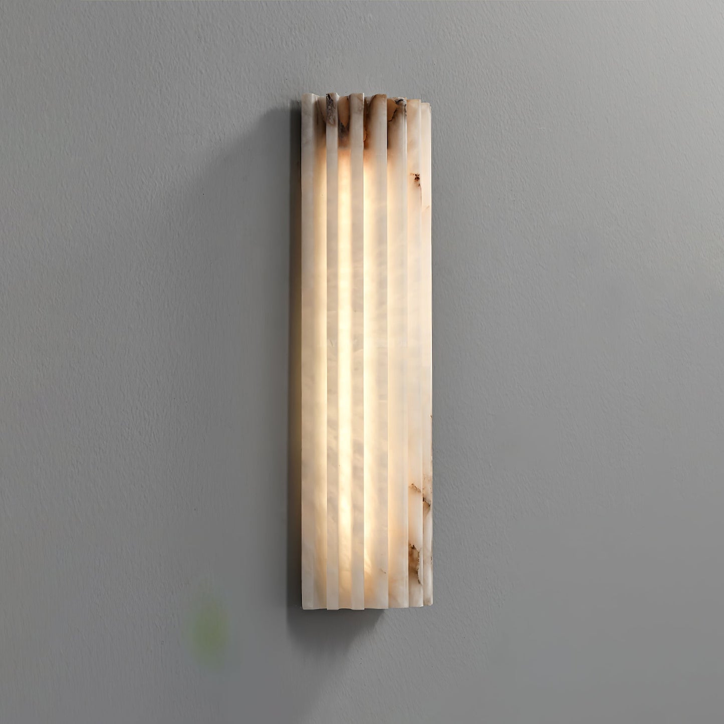 Elegant Alabaster Wall Sconce Light with Soft Glow Design | Ambient Lighting for Warm Atmosphere 9