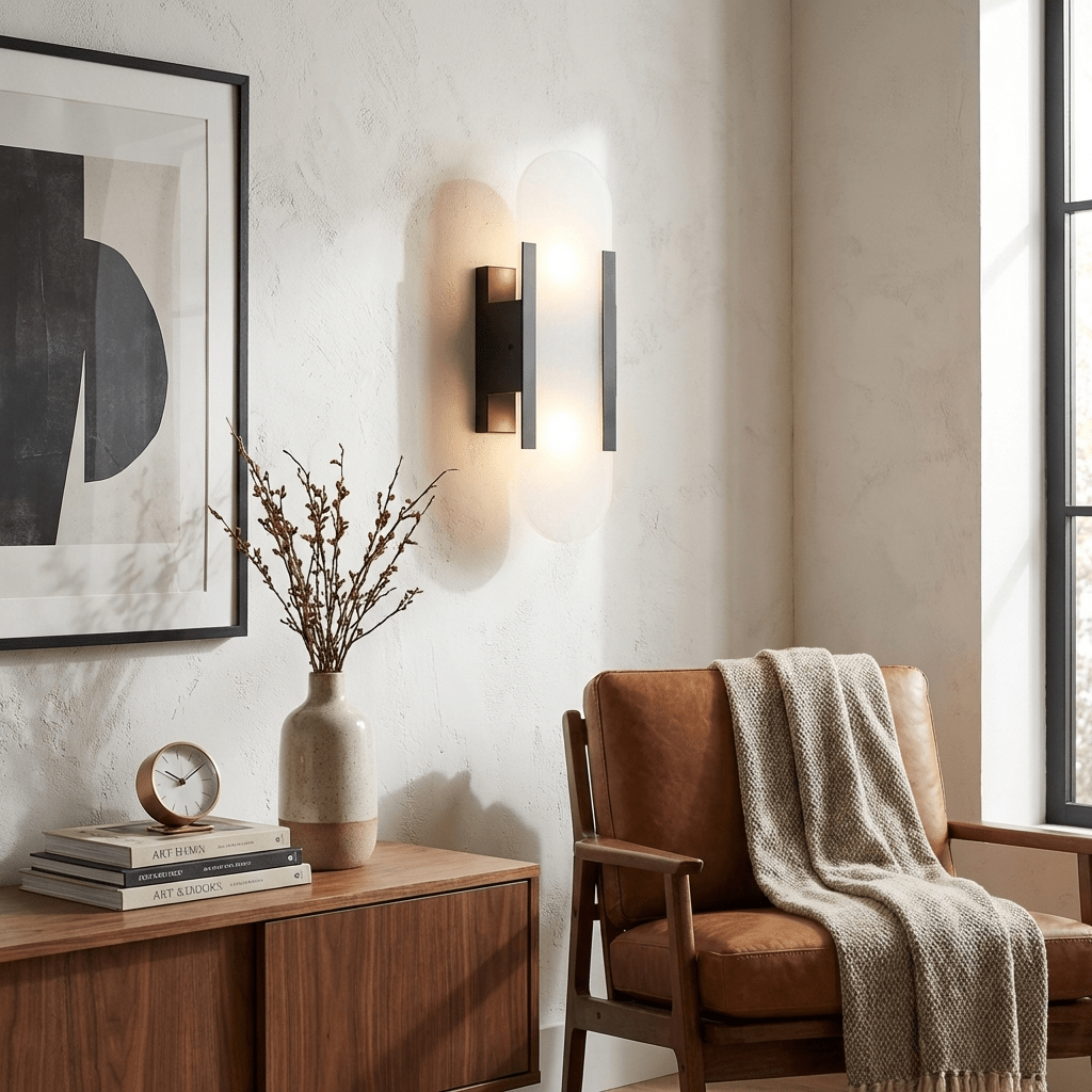 Elegant Alabaster Wall Sconce with Brass Accents | Handcrafted Lighting for Timeless Elegance 3