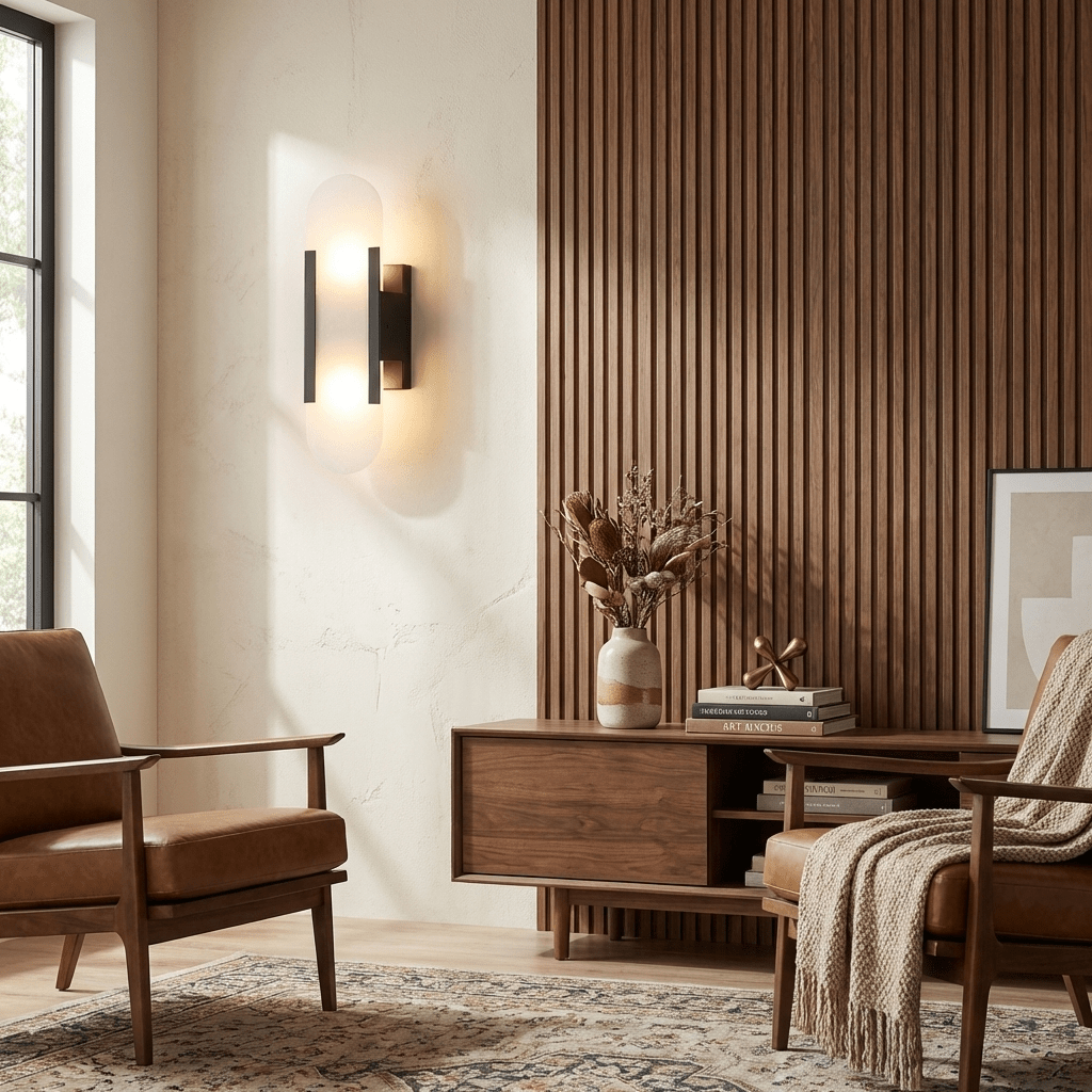 Elegant Alabaster Wall Sconce with Brass Accents | Handcrafted Lighting for Timeless Elegance 7