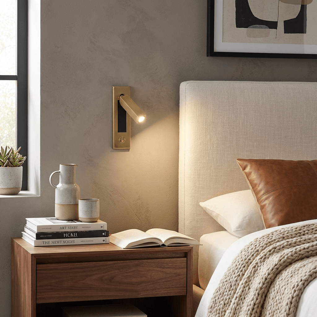 Elegant Bedside Wall Lamps with Adjustable Lighting | Modern Design for Cozy Ambiance 5