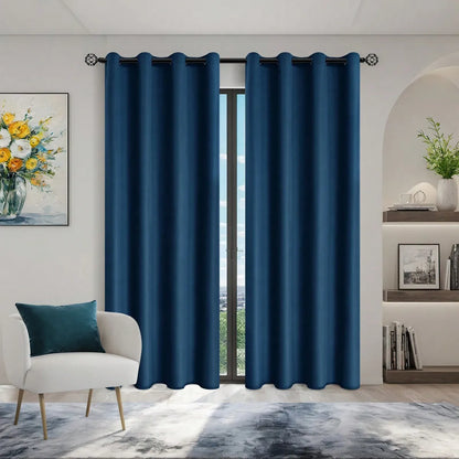 Elegant Blackout Curtains | Solid Blackout Drapes with Grommets | Total Privacy for Bedrooms and Living Rooms 13
