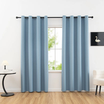 Elegant Blackout Curtains | Solid Blackout Drapes with Grommets | Total Privacy for Bedrooms and Living Rooms 14