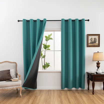 Elegant Blackout Curtains | Solid Blackout Drapes with Grommets | Total Privacy for Bedrooms and Living Rooms 6