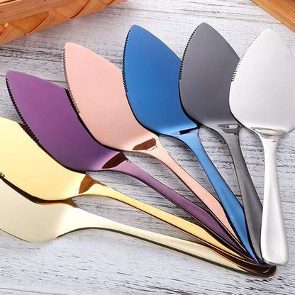 Elegant Cake Knife | Colorful Plated Design for Stylish Dessert Cutting 2