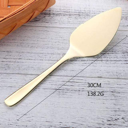 Elegant Cake Knife | Colorful Plated Design for Stylish Dessert Cutting 4