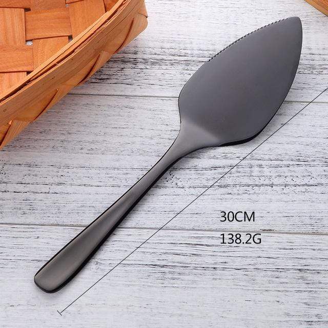 Elegant Cake Knife | Colorful Plated Design for Stylish Dessert Cutting 6