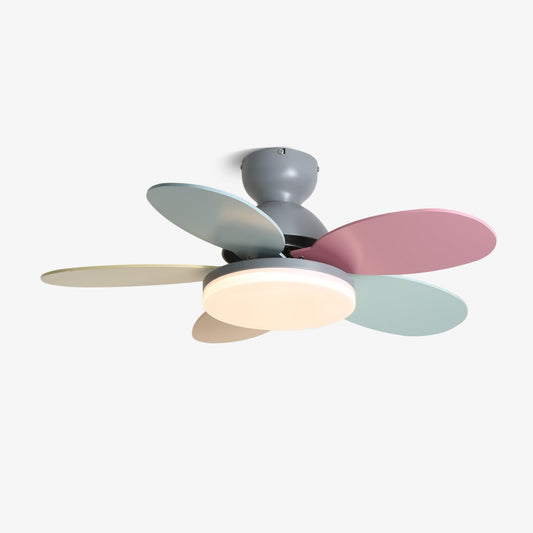 Elegant Ceiling Fan with Lights & Petal-Shaped Blades | Whisper-Quiet DC Motor for Energy Efficiency 1