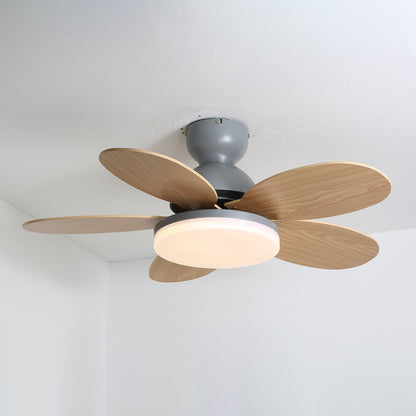 Elegant Ceiling Fan with Lights & Petal-Shaped Blades | Whisper-Quiet DC Motor for Energy Efficiency 12