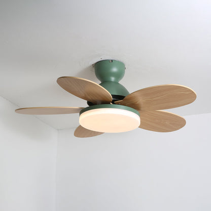 Elegant Ceiling Fan with Lights & Petal-Shaped Blades | Whisper-Quiet DC Motor for Energy Efficiency 16
