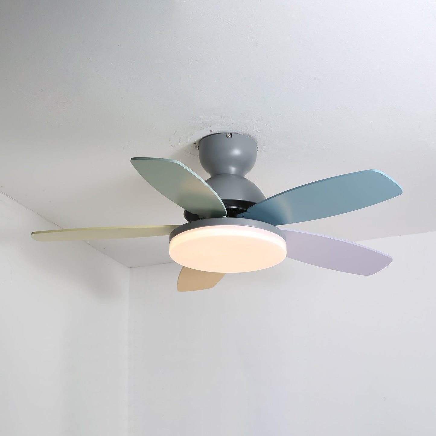 Elegant Ceiling Fan with Lights & Petal-Shaped Blades | Whisper-Quiet DC Motor for Energy Efficiency 9