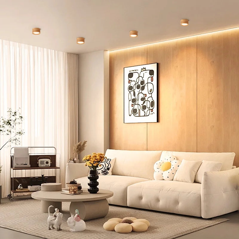 Elegant Ceiling Light Fixture | GX53 LED Downlight with Warm & Neutral Light | Versatile Indoor Lighting for Home Decor 2